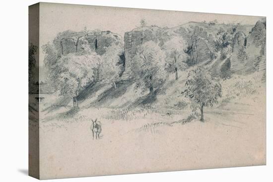 Landscape, 19th Century-Alfred Victor de Vigny-Premier Image Canvas