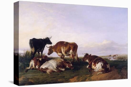 Landscape and Cattle, 1868-Thomas Sidney Cooper-Premier Image Canvas