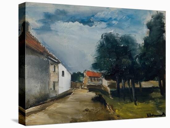 Landscape at Auvers-Maurice de Vlaminck-Premier Image Canvas