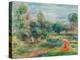 Landscape at Cagnes, C. 1907-1908-Pierre-Auguste Renoir-Premier Image Canvas