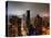 Landscape by Night, Misty View, Times Square, Manhattan, New York, United States-Philippe Hugonnard-Premier Image Canvas