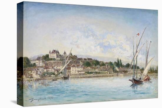 Landscape from Lake Leman to Nyon, 1875-Johan-Barthold Jongkind-Premier Image Canvas