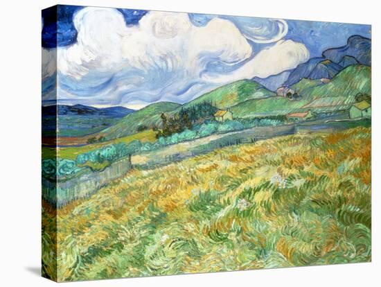 Landscape from Saint-Remy, 1889 (Oil on Canvas)-Vincent van Gogh-Premier Image Canvas