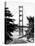 Landscape, Golden Bridge, Black and White Photography, San Francisco, California, United States-Philippe Hugonnard-Premier Image Canvas