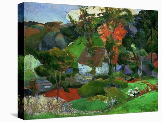 Landscape in Pont-Aven, France-Paul Gauguin-Premier Image Canvas