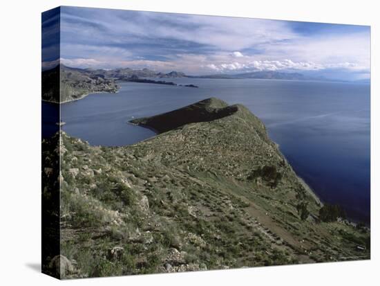 Landscape, Isla Del Sol, Lago Titicaca (Lake Titicaca), Bolivia, South America-Colin Brynn-Premier Image Canvas