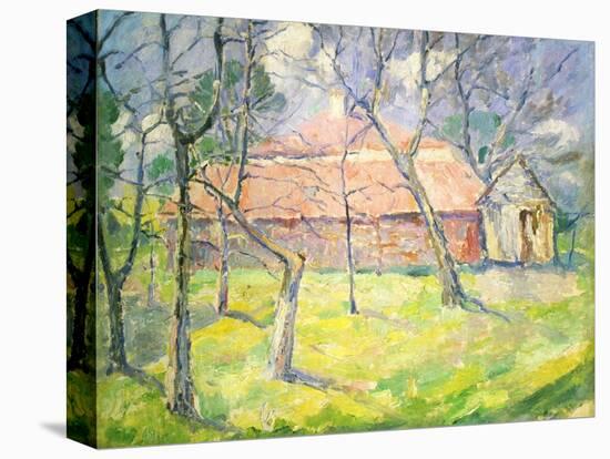 Landscape Near Kiev, 1930-Kazimir Malevich-Premier Image Canvas
