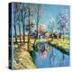 "Landscape of Farm in Springtime,"May 1, 1932-Walter Baum-Premier Image Canvas