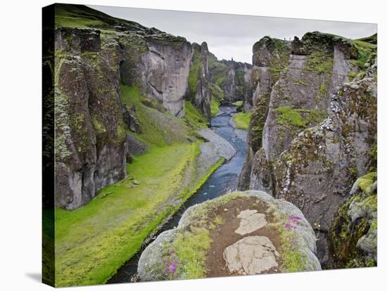 Landscape of Fjadrarglufur Gorge, Iceland-Joan Loeken-Premier Image Canvas