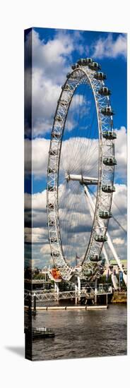 Landscape of London Eye - Millennium Wheel and River Thames - London - England - Door Poster-Philippe Hugonnard-Premier Image Canvas