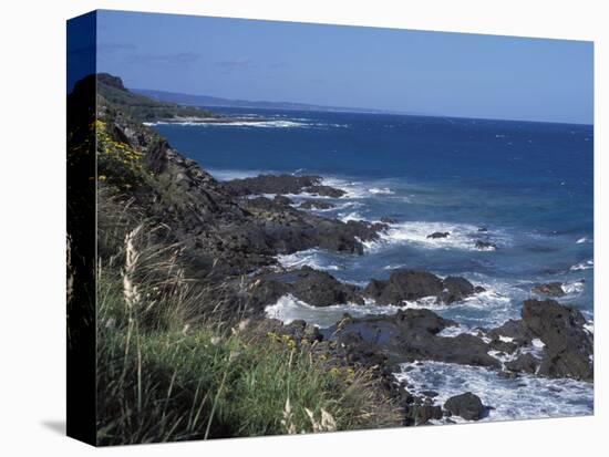 Landscape of Rugged Rocky Coastline Along the Great Ocean Road, Victoria, Australia-Richard Nebesky-Premier Image Canvas