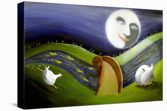 Landscape of the Full Moon: Illustration by Patrizia La Porta-Patrizia La Porta-Premier Image Canvas