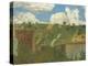 Landscape of the Ile-De-France, 1894-Edouard Vuillard-Stretched Canvas