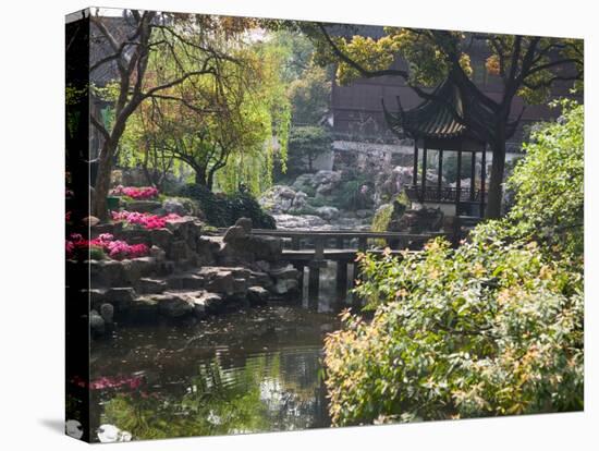 Landscape of Traditional Chinese Garden, Shanghai, China-Keren Su-Premier Image Canvas