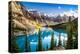 Landscape Sunset View of Morain Lake and Mountain Range-MartinM303-Premier Image Canvas