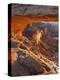 Landscape Through Mesa Arch at Sunrise, Canyonlands National Park, Moab, Utah, USA-Walter Bibikow-Premier Image Canvas