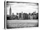 Landscape View Manhattan with the Empire State Building and Chrysler Building - New York-Philippe Hugonnard-Premier Image Canvas