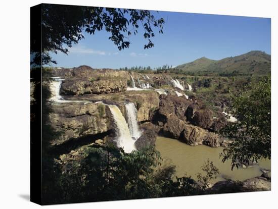 Landscape View of the Lien Khuong Waterfall and Rocks at Dalat, Vietnam, Indochina, Southeast Asia-Alison Wright-Premier Image Canvas