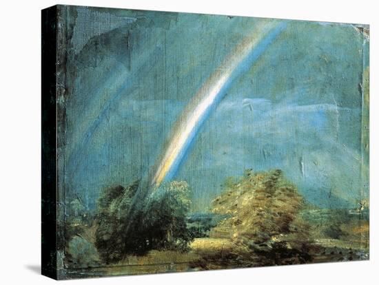 Landscape with a Double Rainbow, 1812-John Constable-Premier Image Canvas