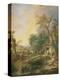 Landscape with a Hermit, 1742-Francois Boucher-Premier Image Canvas