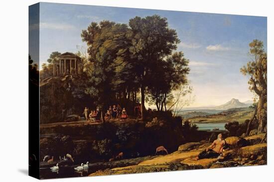 Landscape with Apollo and the Muses, 1652-Claude Lorraine-Premier Image Canvas