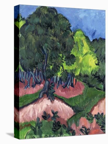 Landscape with Chestnut Tree; Landschaft Mit Kastanienbaum, 1913-Ernst Ludwig Kirchner-Premier Image Canvas