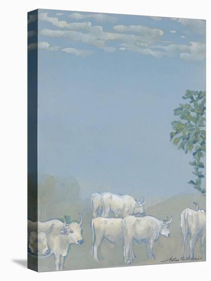 Landscape with Cows-Arthur Bowen Davies-Premier Image Canvas