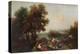 Landscape with Figures, 18th century, (1915)-Francesco Zuccarelli-Premier Image Canvas
