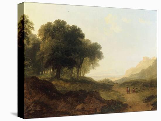 Landscape with Figures on a Path-James Arthur O'Connor-Premier Image Canvas