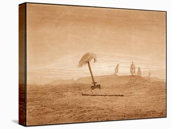 Landscape with Graves, Ca 1836-Caspar David Friedrich-Premier Image Canvas