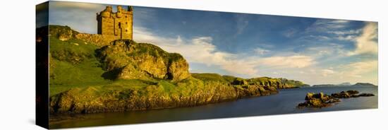 Landscape with Gylen Castle and coastline, Isle of Kerrera, Scotland, UK-Panoramic Images-Premier Image Canvas