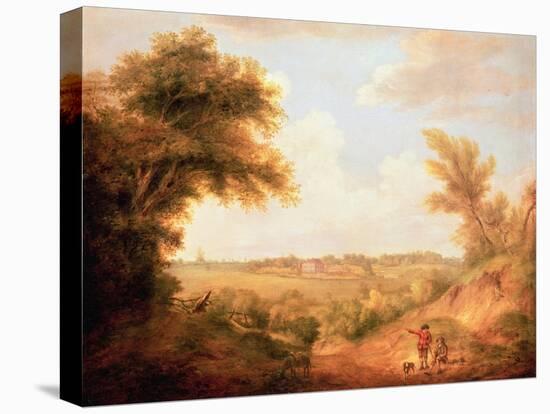 Landscape with House, 18th Century-Thomas Gainsborough-Premier Image Canvas