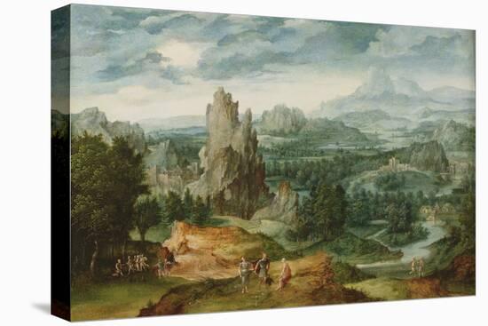 Landscape with Jupiter and Other Classical Figures in the Foreground-Cornelis Massys-Premier Image Canvas