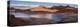 Landscape with Lake Powell and rock formations in desert, Mountain Sheep Canyon, Glen Canyon Rec...-Panoramic Images-Premier Image Canvas