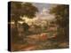 Landscape with Moses Saved from the River Nile-Etienne Allegrain-Premier Image Canvas