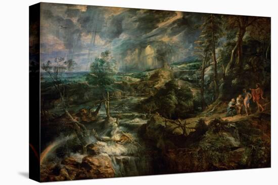 Landscape with Philemon and Baucis C.1625-Peter Paul Rubens-Premier Image Canvas