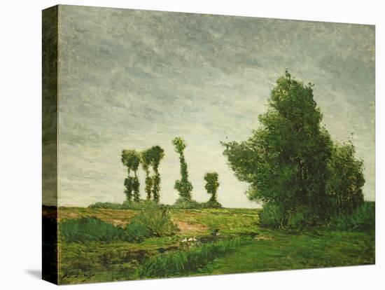 Landscape with Poplars, 1875-Paul Gauguin-Premier Image Canvas