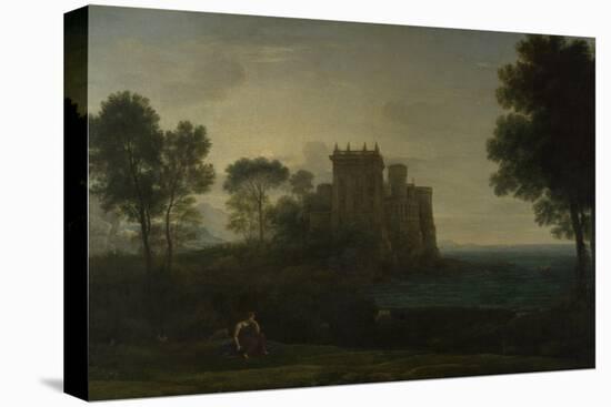 Landscape with Psyche Outside the Palace of Cupid (The Enchanted Castle), 1664-Claude Lorraine-Premier Image Canvas