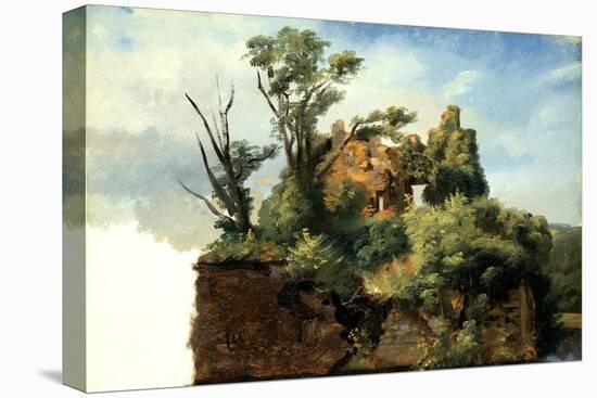 Landscape with Ruins, c.1782-5-Pierre Henri de Valenciennes-Premier Image Canvas