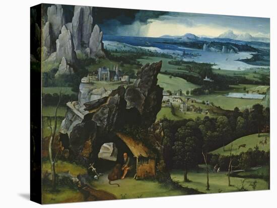 Landscape with Saint Jerome-Joachim Patinir-Premier Image Canvas