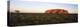 Landscape with Sandstone Formation at Dusk, Uluru, Uluru-Kata Tjuta National Park-null-Stretched Canvas