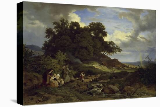 Landscape With Shepherds-Ludwig Richter-Premier Image Canvas