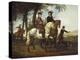 Landscape with Sportsmen Setting Out For the Hunt, c.Early 1650S-Aelbert Cuyp-Premier Image Canvas