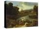 Landscape with St. Matthew, 1640-Nicolas Poussin-Premier Image Canvas