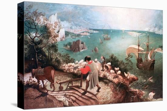 Landscape with the Fall of Icarus, C1555-Pieter Bruegel the Elder-Premier Image Canvas