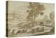 Landscape with the Journey of Jacob-Claude Lorraine-Premier Image Canvas