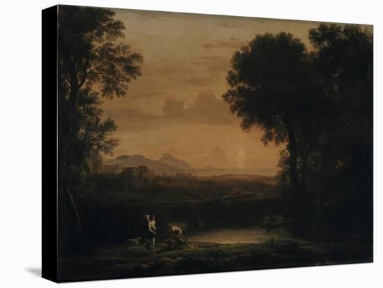 Landscape with Tobias and the Angel, 1663-Claude Lorraine-Premier Image Canvas