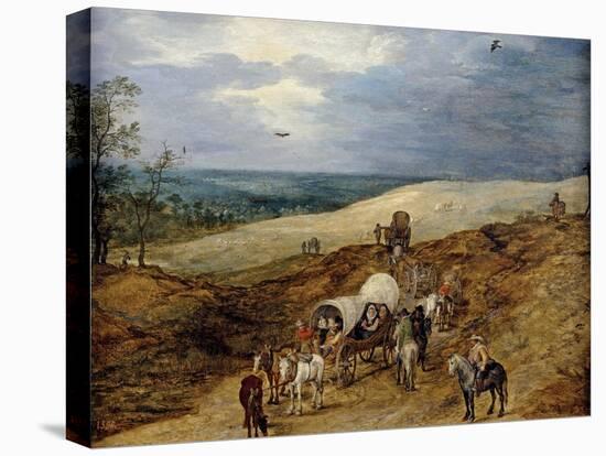 Landscape with Wagons, 1603-Jan Brueghel the Elder-Premier Image Canvas