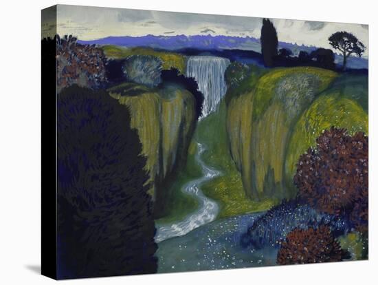 Landscape with Waterfall. 1896-Franz von Stuck-Premier Image Canvas