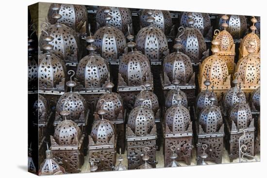 Lanterns for sale in the Souk, Marrakech, Morocco.-Nico Tondini-Premier Image Canvas